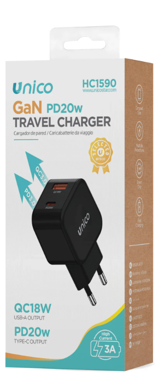 caricabatteria usb A+C