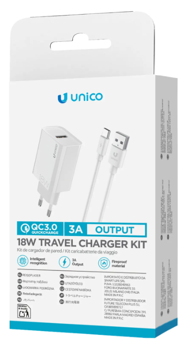 Caricatore usb 18w