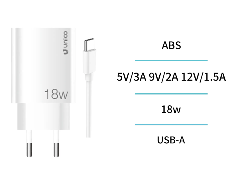 Caricatore usb 18w
