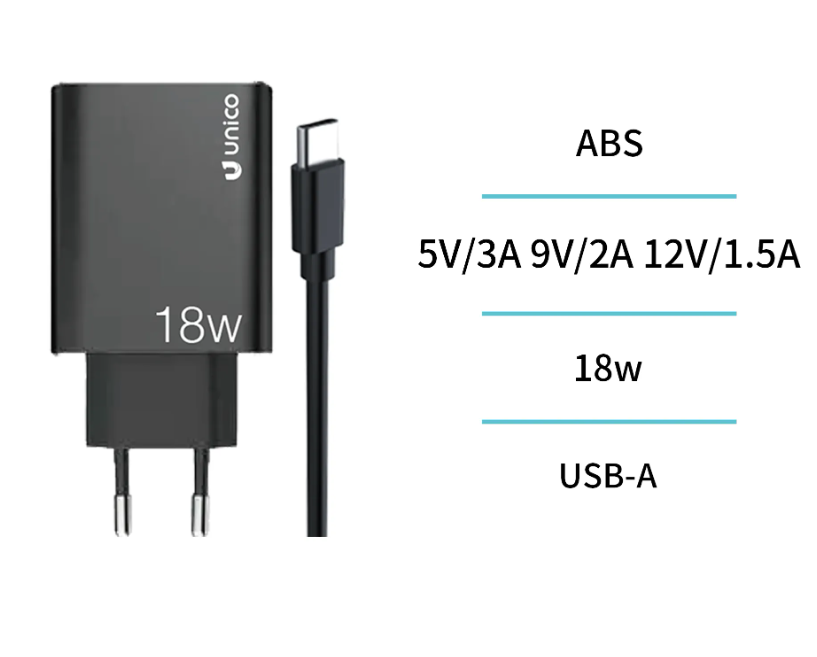 Caricatore usb 18w