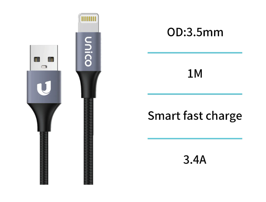 Cavo dati ricarica rapida lightning