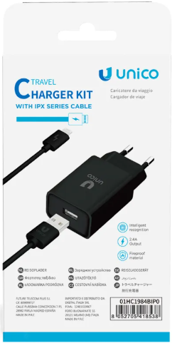 caricabatteria usb a incluso con cavo Lightning