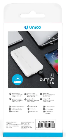 Power bank 10000mAh 2.1A