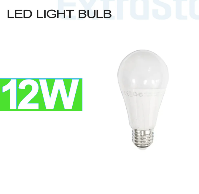 EXTRASTAR Lampadina LED E27 12W