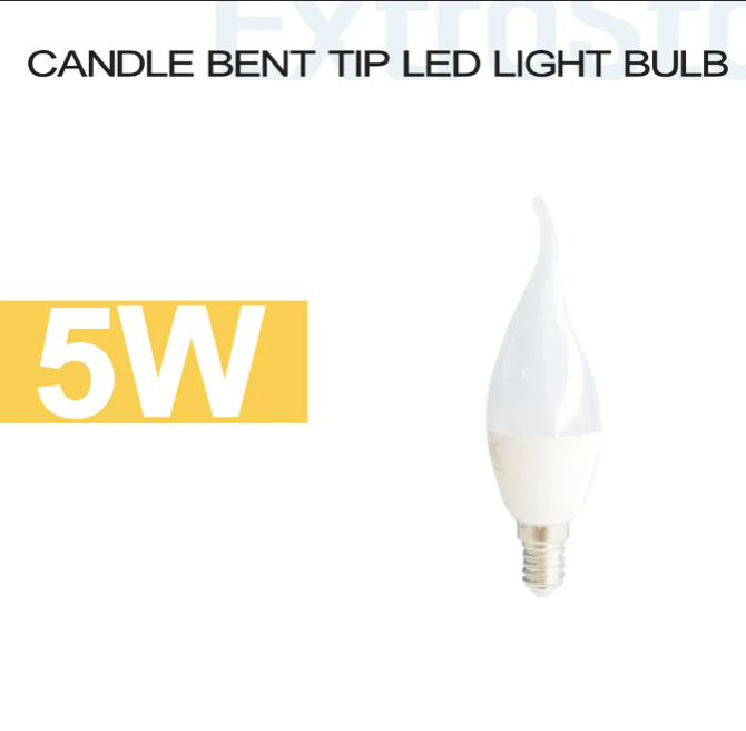 EXTRASTAR lampadina a candela E14 5W