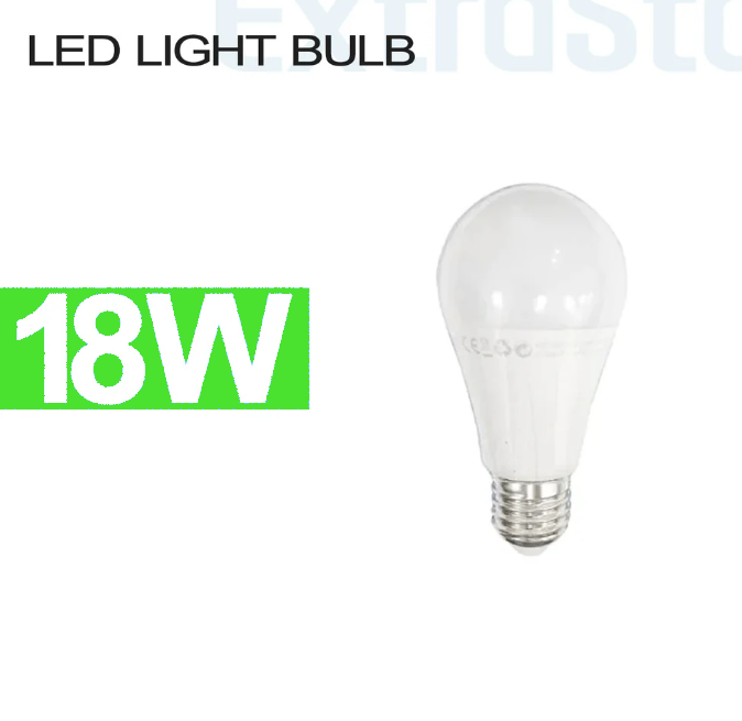 EXTRASTAR lampadina E27 18W