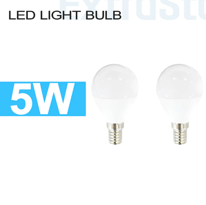 EXTRASTAR 2 lanpadine E14/27 5W X2