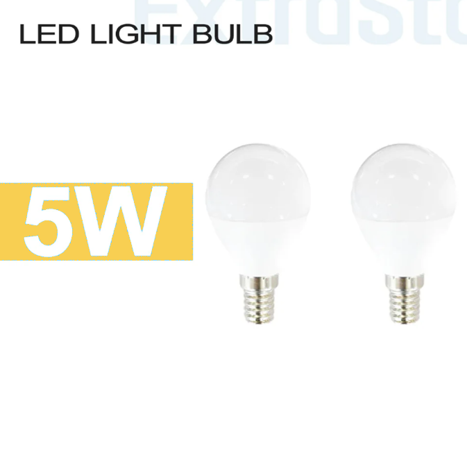 EXTRASTAR 2 lanpadine E14/27 5W X2