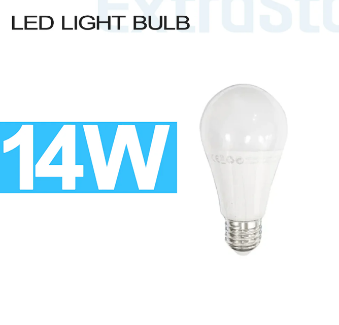 EXTRASTAR lampadina 14W E27