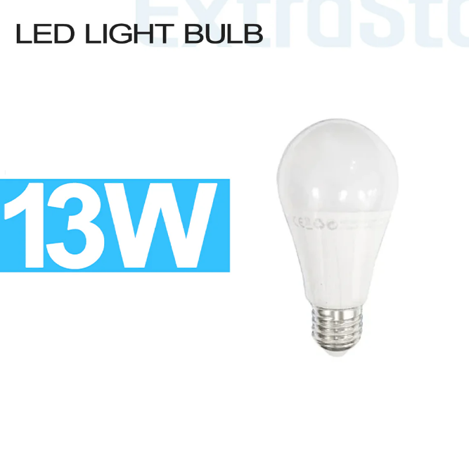 EXTRASTAR lampadina 13W E27