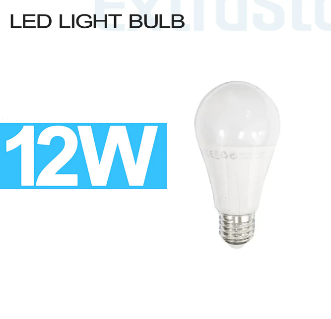 EXTRASTAR lampadina 12W E27