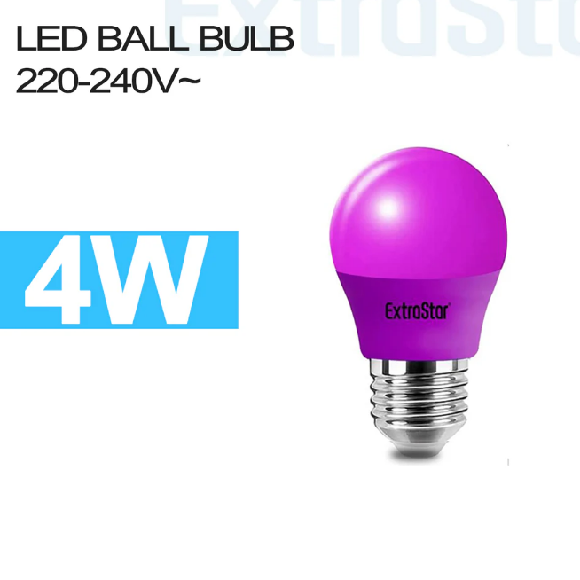 EXTRASTAR lampadine colorate 4W