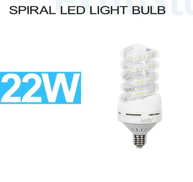 EXTRASTAR Lampadine spirale 22W E27