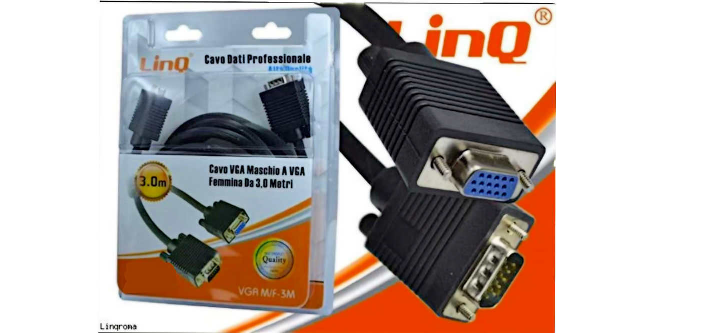 LINQ Cavo VGA maschio a VGA femmina