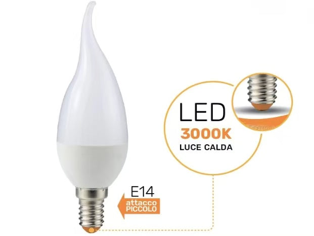 EXTRASTAR lampadina a candela E14 5W