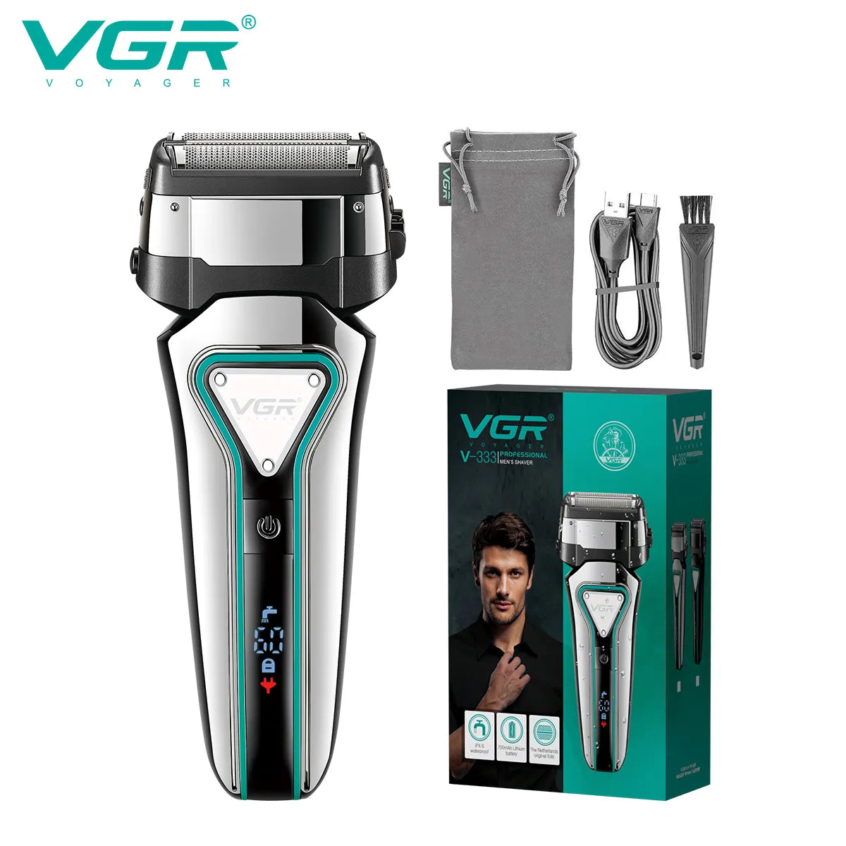 VGR Rasoio per uomo V-333