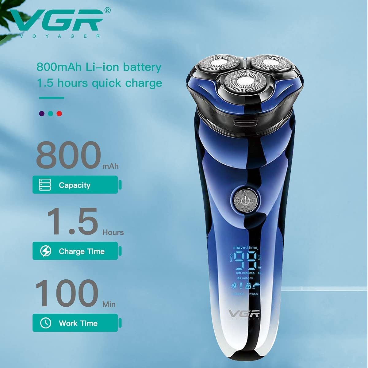 VGR rasoio per uomo V-305