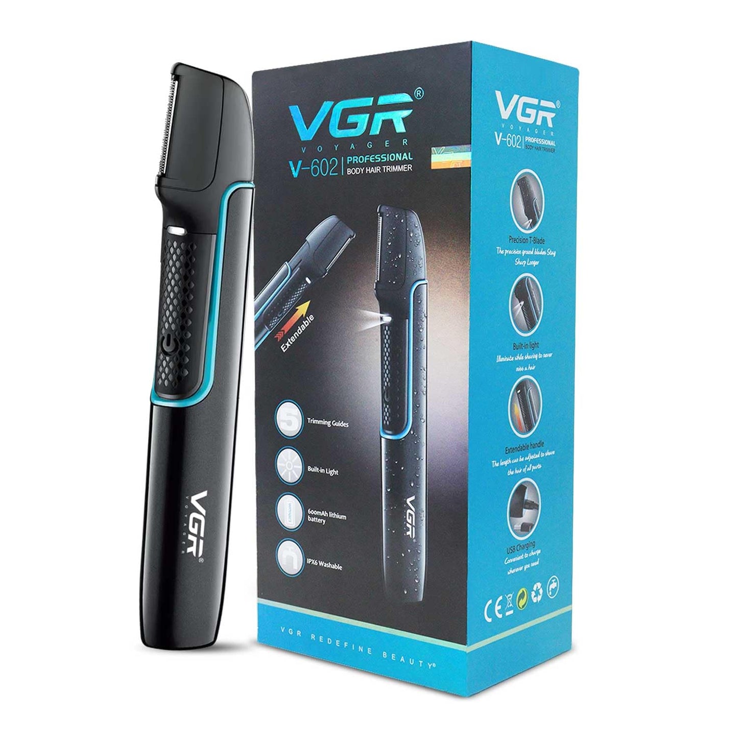 VGR professional body hair trimmer V-602