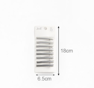 J&E – " FERMAGLI CAPELLI 6CM 8PZ"
