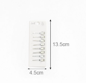 J&E – "FERMAGLI CAPELLI 4.5CM 8PZ "
