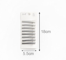 J&E – "FERMAGLI 5.5CM 8PZ "