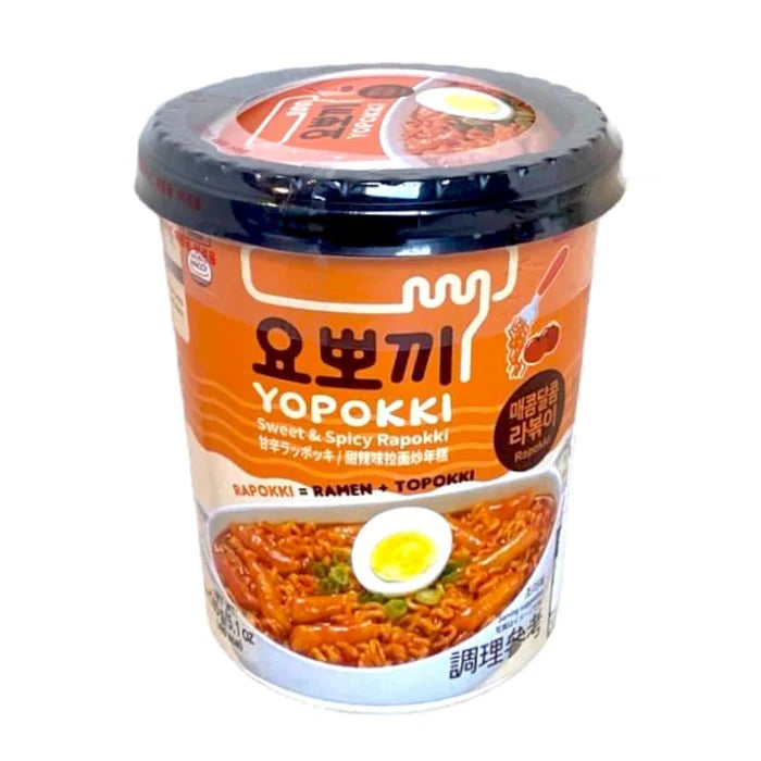 Yopokki Gnocchi di riso&Ramen Cup (dolce e piccante) 145g