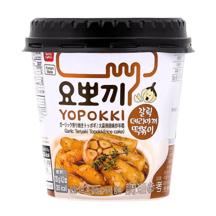 Yopokki Gnocchi di riso coreano GARLIC TERIYAKI 120g