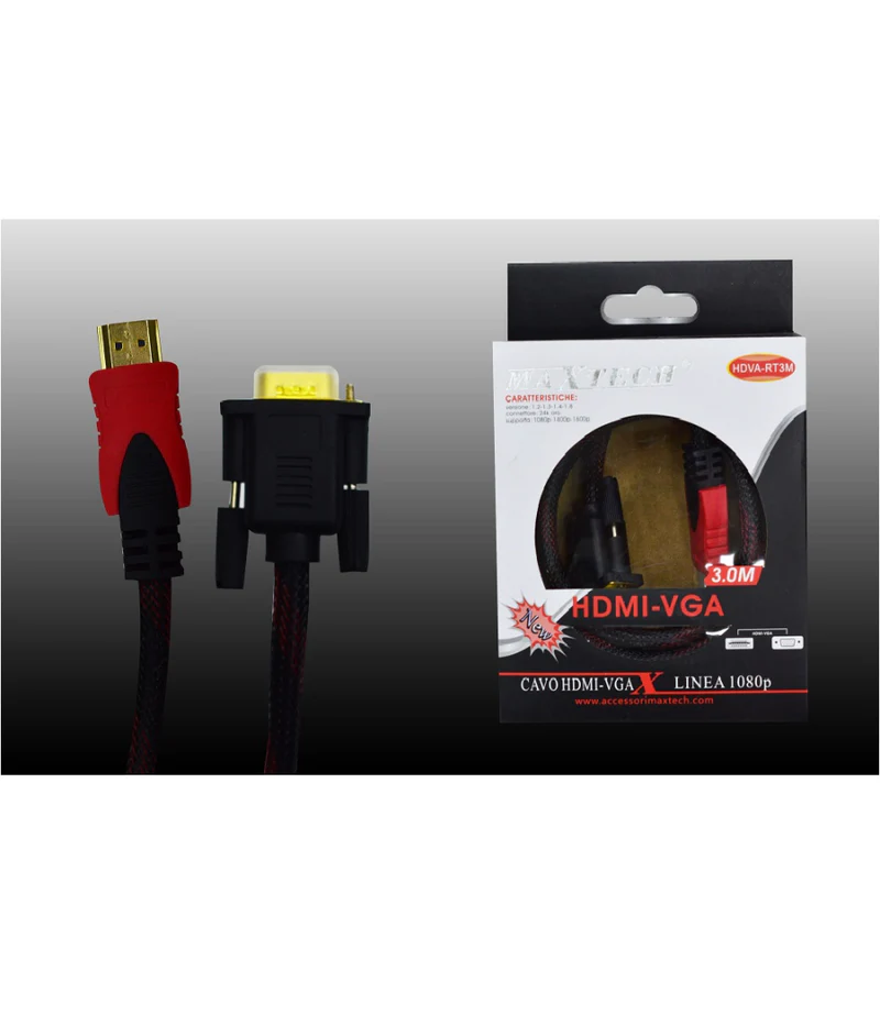 MAXTECH Cavo HDMI-VGA