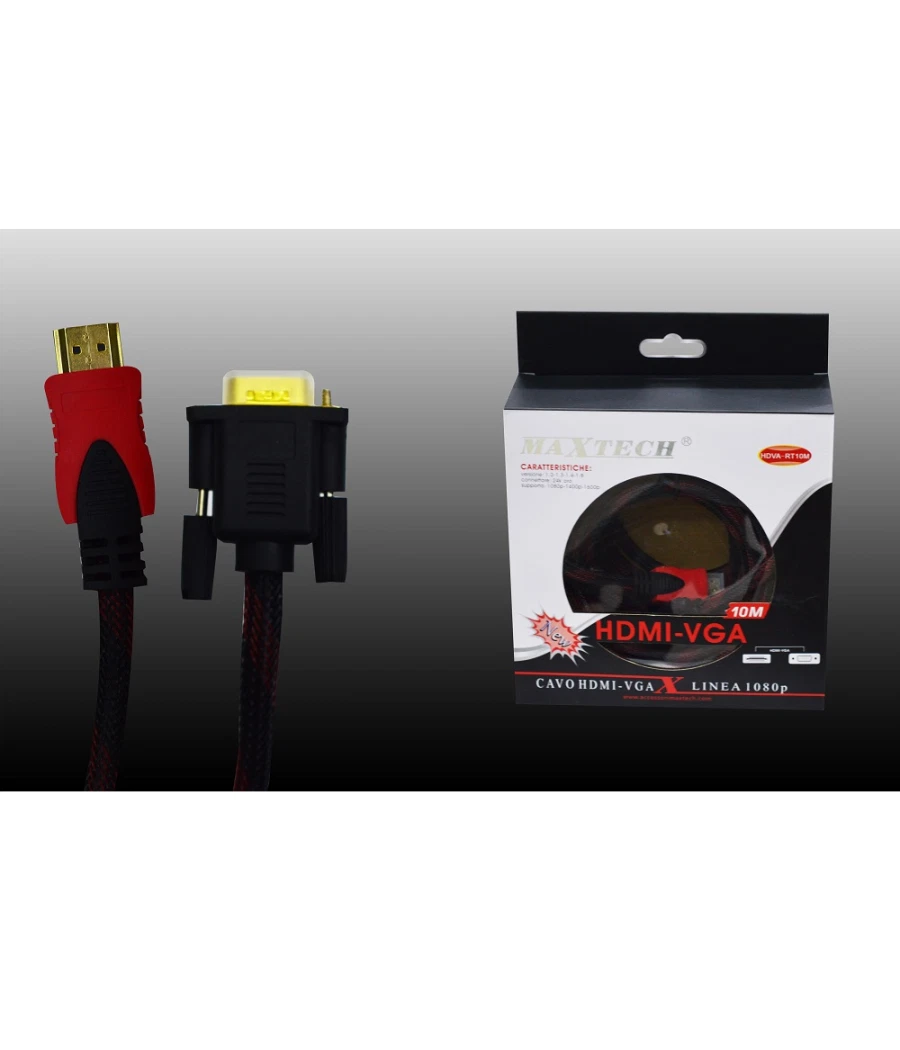 MAXTECH Cavo HDMI-VGA