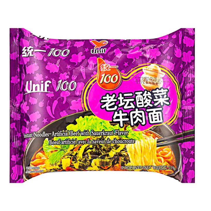 TONGYI Noodles istantanei (manzo e crauti) busta 119G