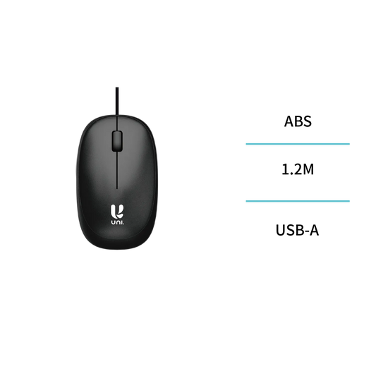 Unico Mouse con filo MS1168