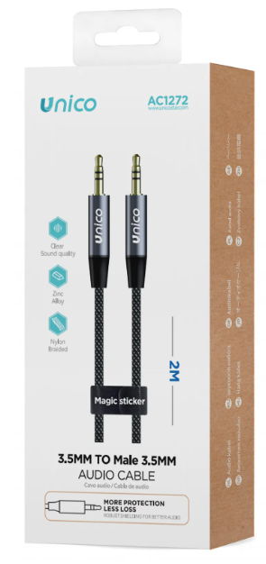 cavo audio Male 3.5MM 2M