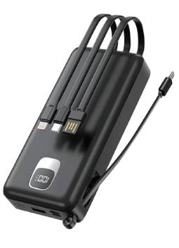 Power bank con 4 fili da 12000mAh