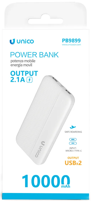 Power bank 10000mAh 2.1A