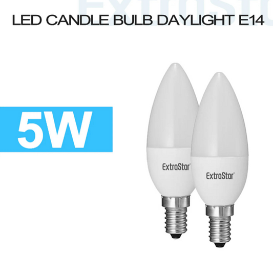 EXTRASTAR lanpadina a candela E14 5W X2