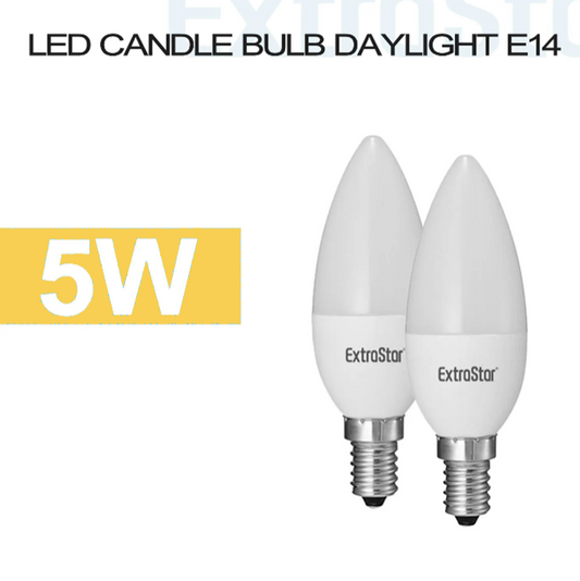 EXTRASTAR lanpadina a candela E14 5W X2
