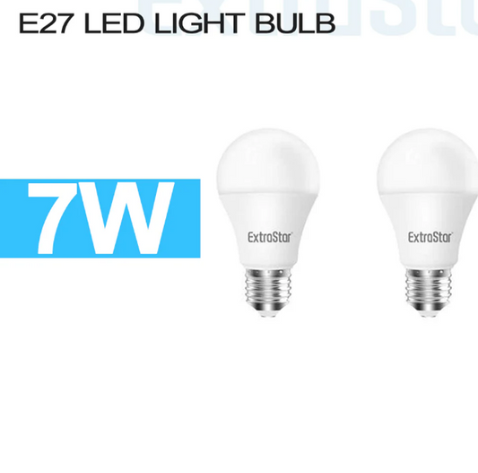 EXTRASTAR lampadine E27 7W X2