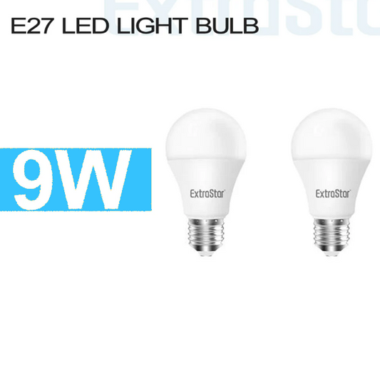 EXTRASTAR Lampadine E27 9W X2