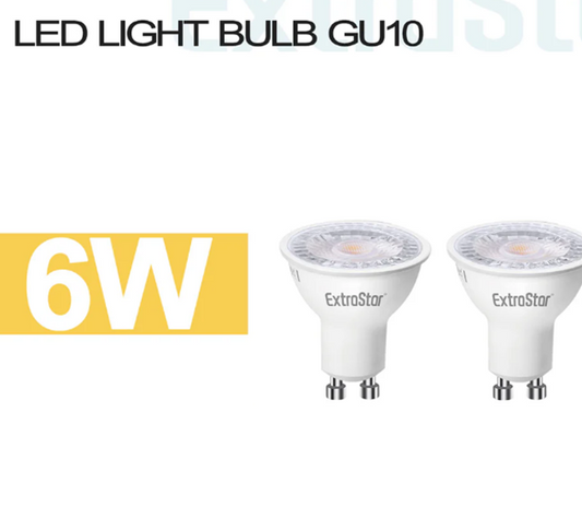 EXTRASTAR lampadine 6W GU10 X2