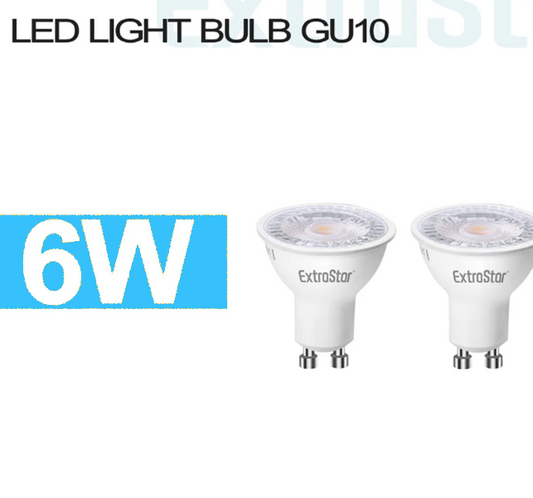 EXTRASTAR lampadine 6W GU10 X2