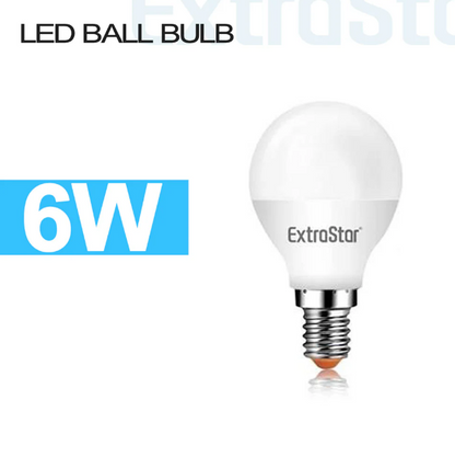 EXTRASTAR Lampadine LED E14/E27 6W