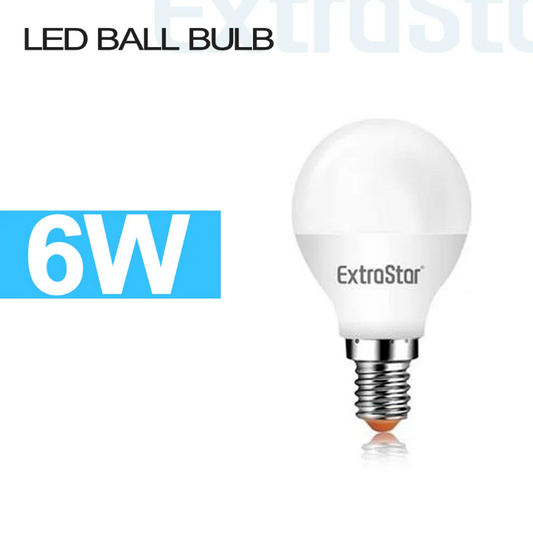 EXTRASTAR Lampadine LED E14/E27 6W