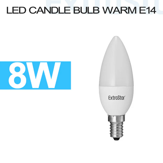 EXTRASTAR lampadine a candela E14 6W/8W