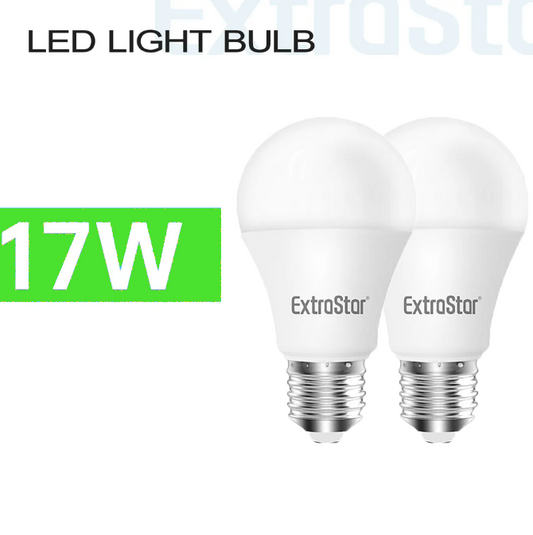 EXTRASTAR lampadine 17W E27 X2