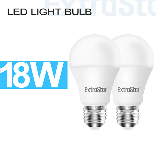 EXTRASTAR lampadine 18W E27 X2