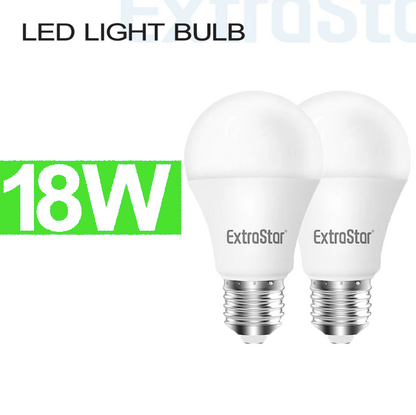EXTRASTAR lampadine 18W E27 X2