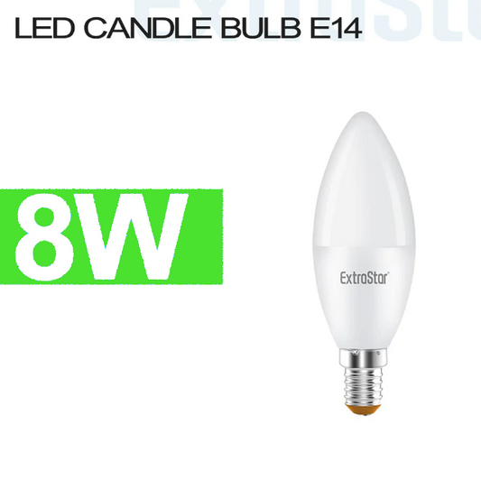 EXTRASTAR lampadina 8W E14