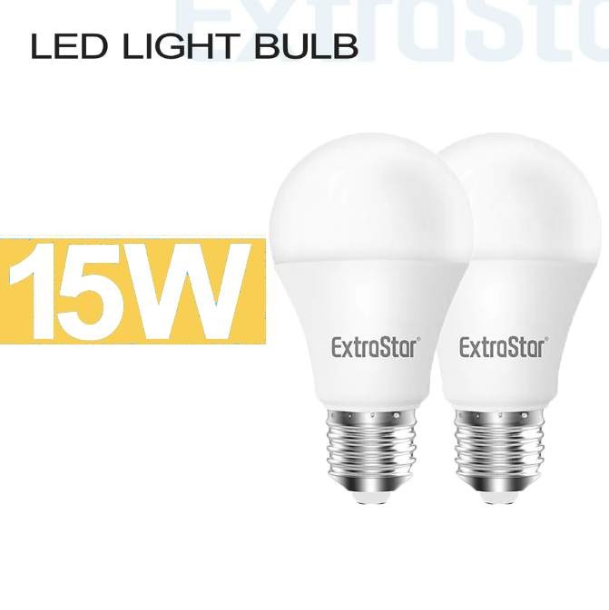 EXTRASTAR lampadine 15W E27 X2