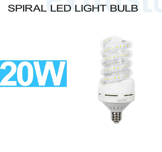 EXTRASTAR  Lampadine spirale 20W E27