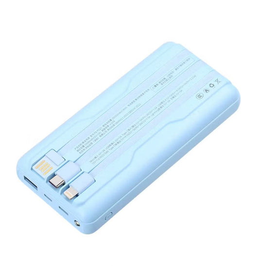 Power bank con cavi inclusi 18000mAh (Disponibile solo Beige e Bianco)